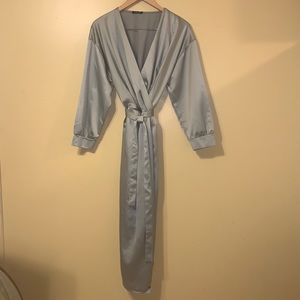 Satin Kimono Dress